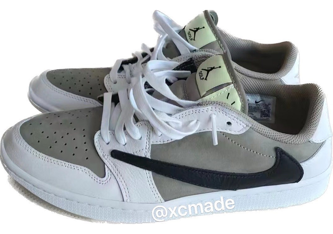 First Look At The Travis Scott x Air Jordan 1 Low Golf