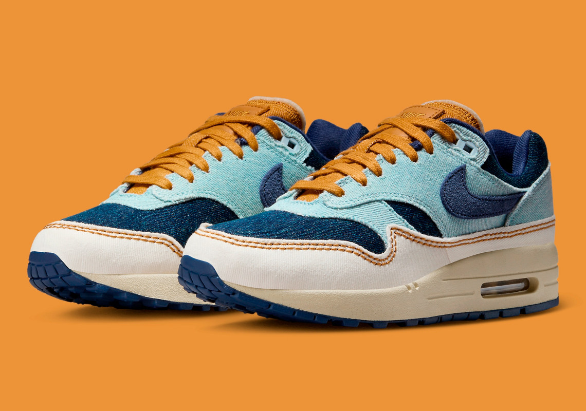 Nike Air Max 1 Aura Midnight Navy Pale Ivory Fq8900 440 7