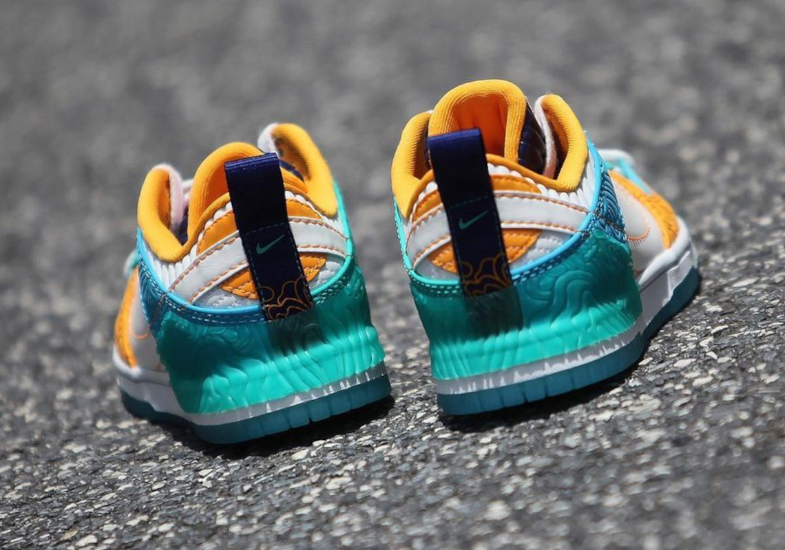 Nike Dunk Low Disrupt 2 Orange Teal 011