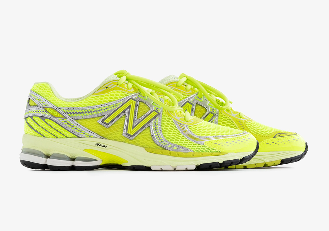 Aime Leon Dore New Balance 860v2 Bright Neon Yellow 4