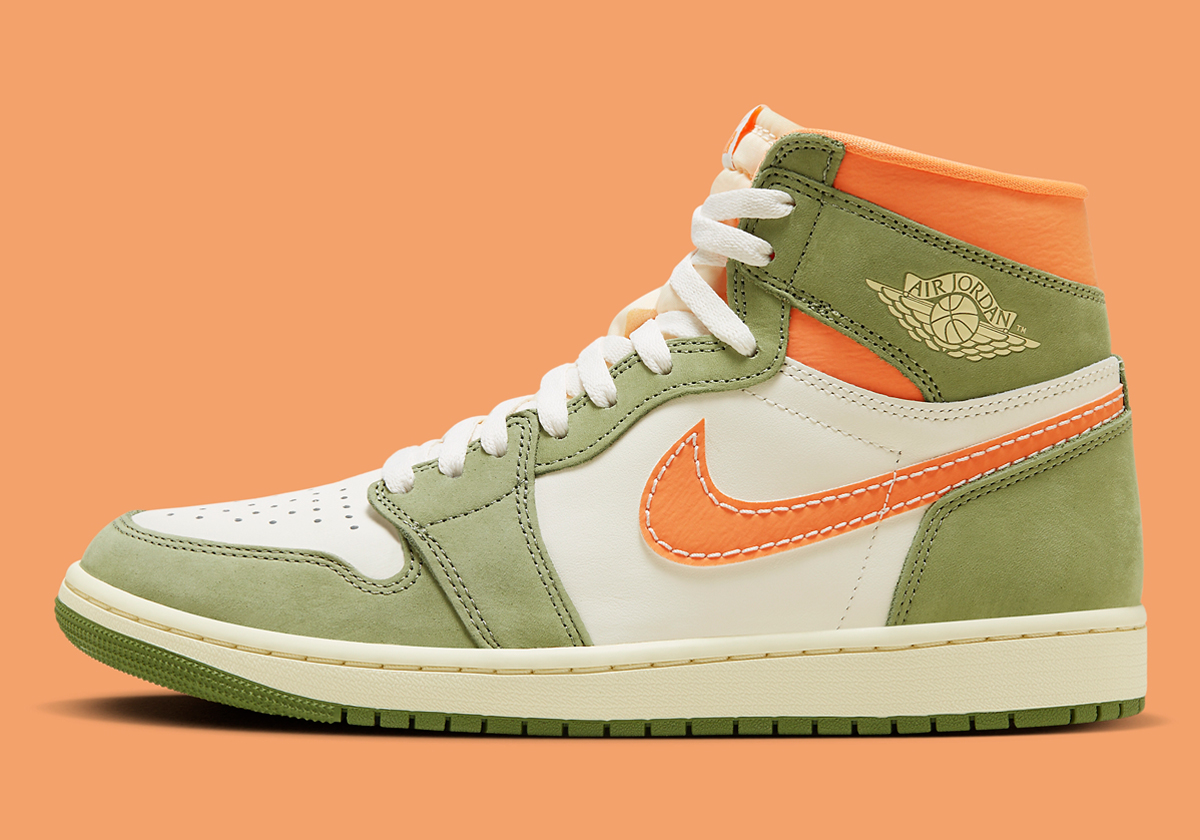 Air Jordan 1 Celadon Sky J Light Olive Bright Mandarin Coconut Milk Fb9934 300 Release Date4