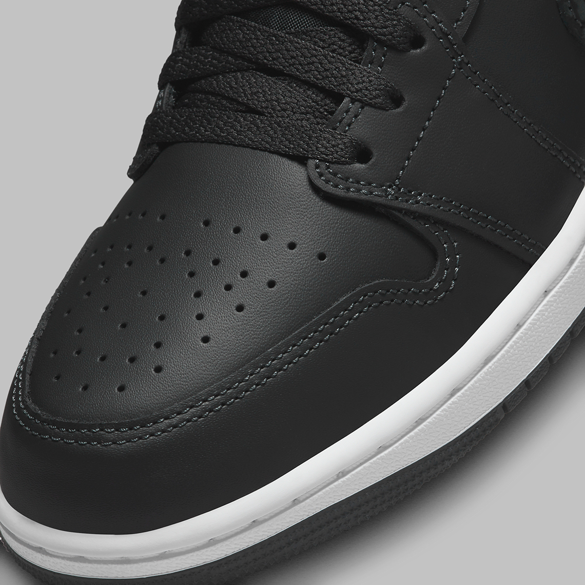 Air Jordan 1 Low Black Elephant Fb9907 001 5