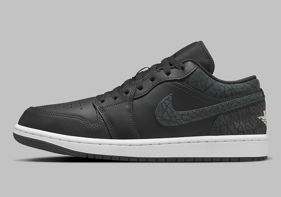 Air Jordan 1 Low Black Elephant Fb9907 001 6