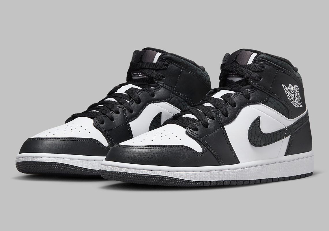 Air Jordan 1 Mid Off Noir Black White Fb9911 001 5