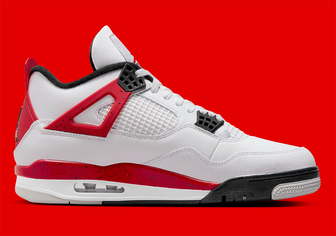 Air Jordan 4 White Fire Red Black Neutral Grey Dh6927 161 4