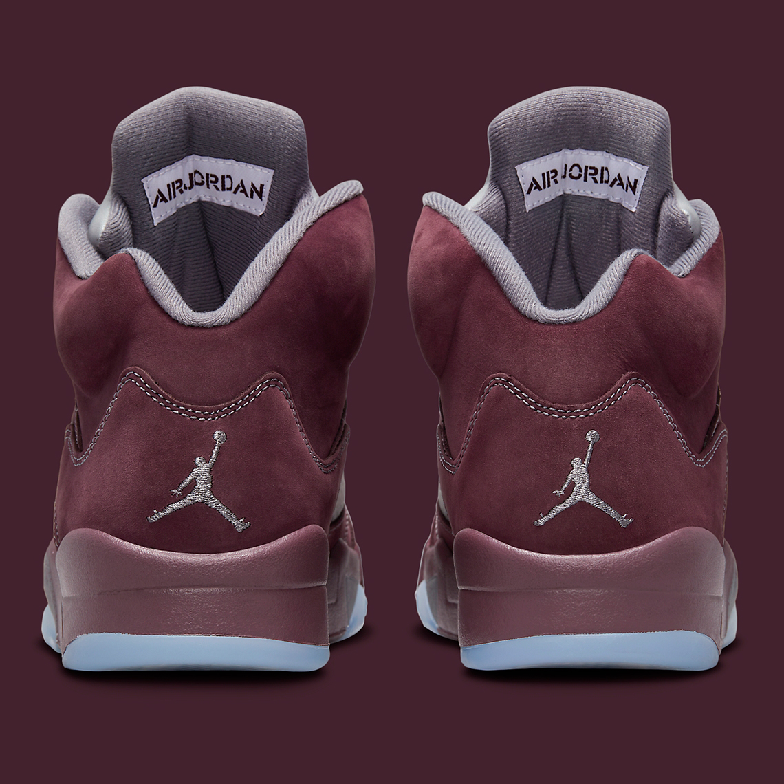 Air Jordan 5 Se Deep Burgundy Light Graphic Metallic Silver Dz4131 600 4