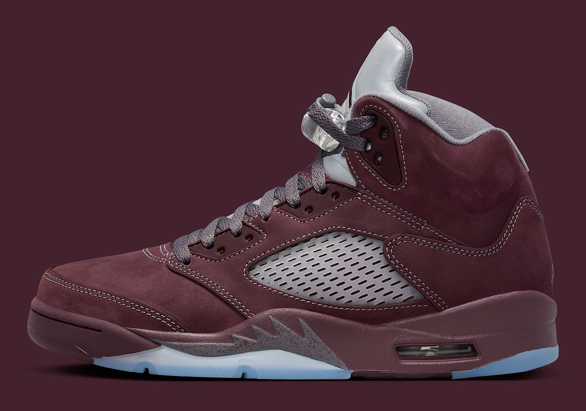 Air Jordan 5 Se Deep Burgundy Light Graphic Metallic Silver Dz4131 600 8