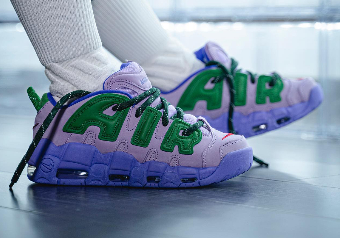 AMBUSH's Nike Air More Uptempo Low Surfaces In A Vibrant, Multi-Color Arrangement