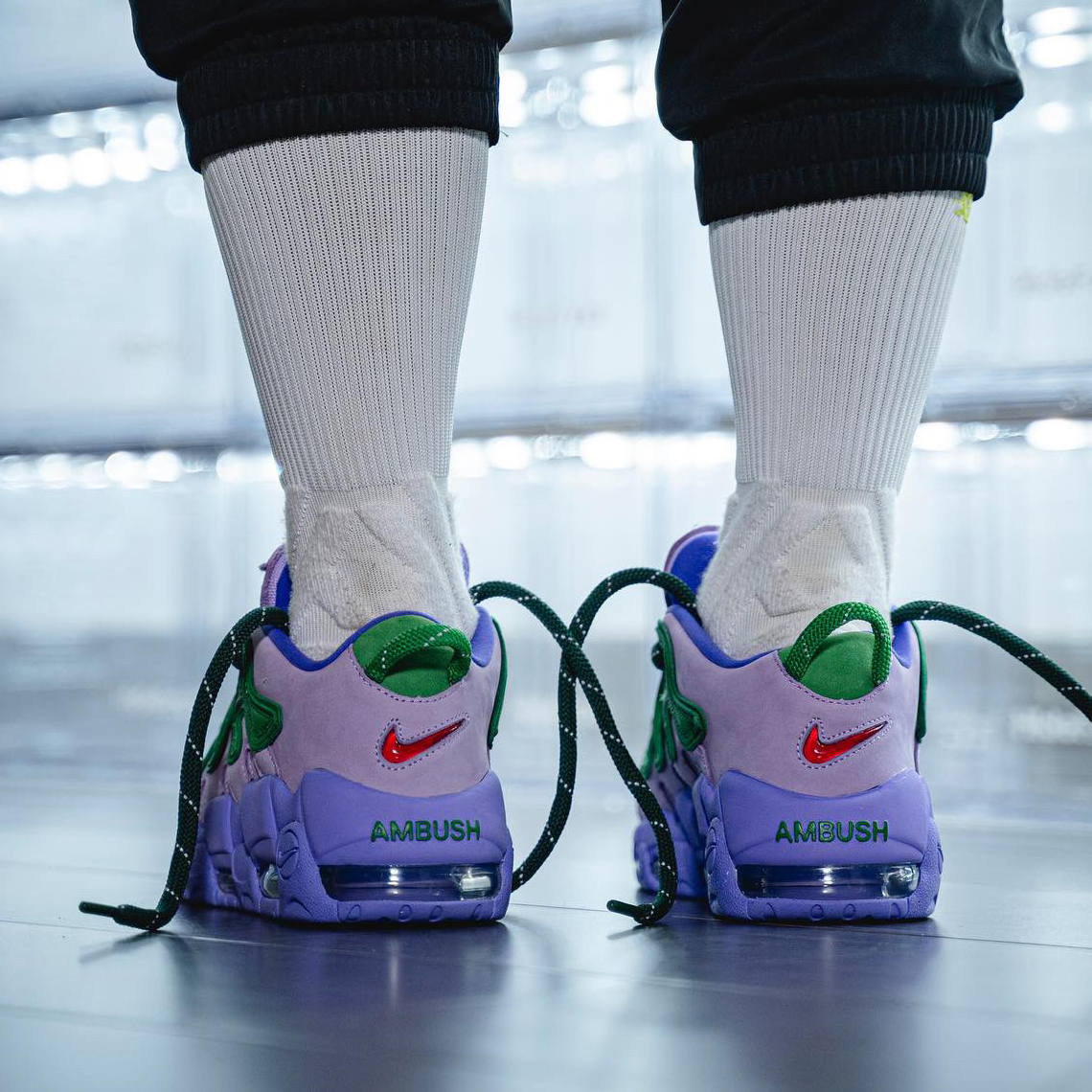 Ambush Nike Air More Uptempo Lilac Apple Green Fb1299 500 5