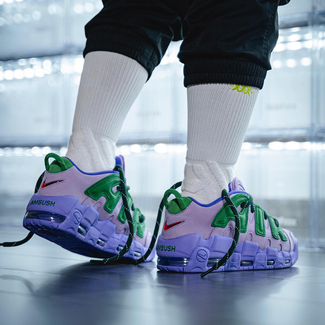 Ambush Nike Air More Uptempo Lilac Apple Green Fb1299 500 8