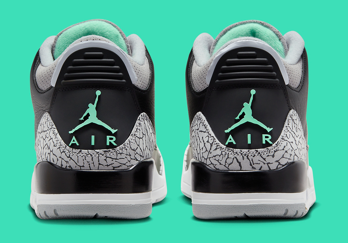 Green Glow Jordan 3 6