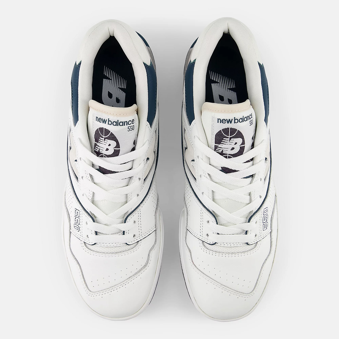 New Balance 550 White Dark Teal Purple Bb550wcb 3
