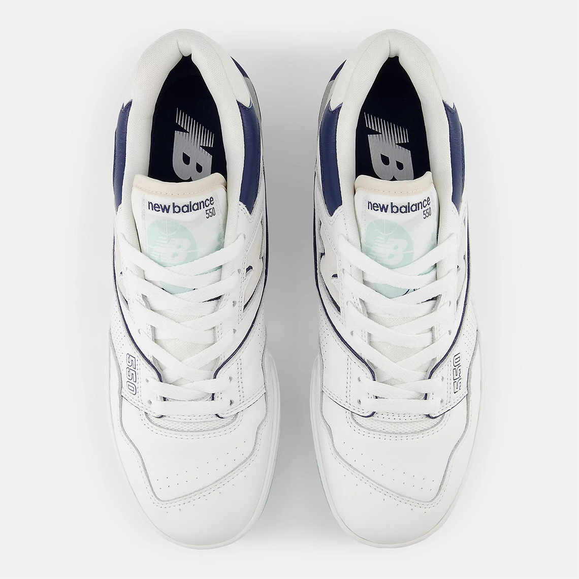New Balance 550 White Mint Navy Bb550wca 4