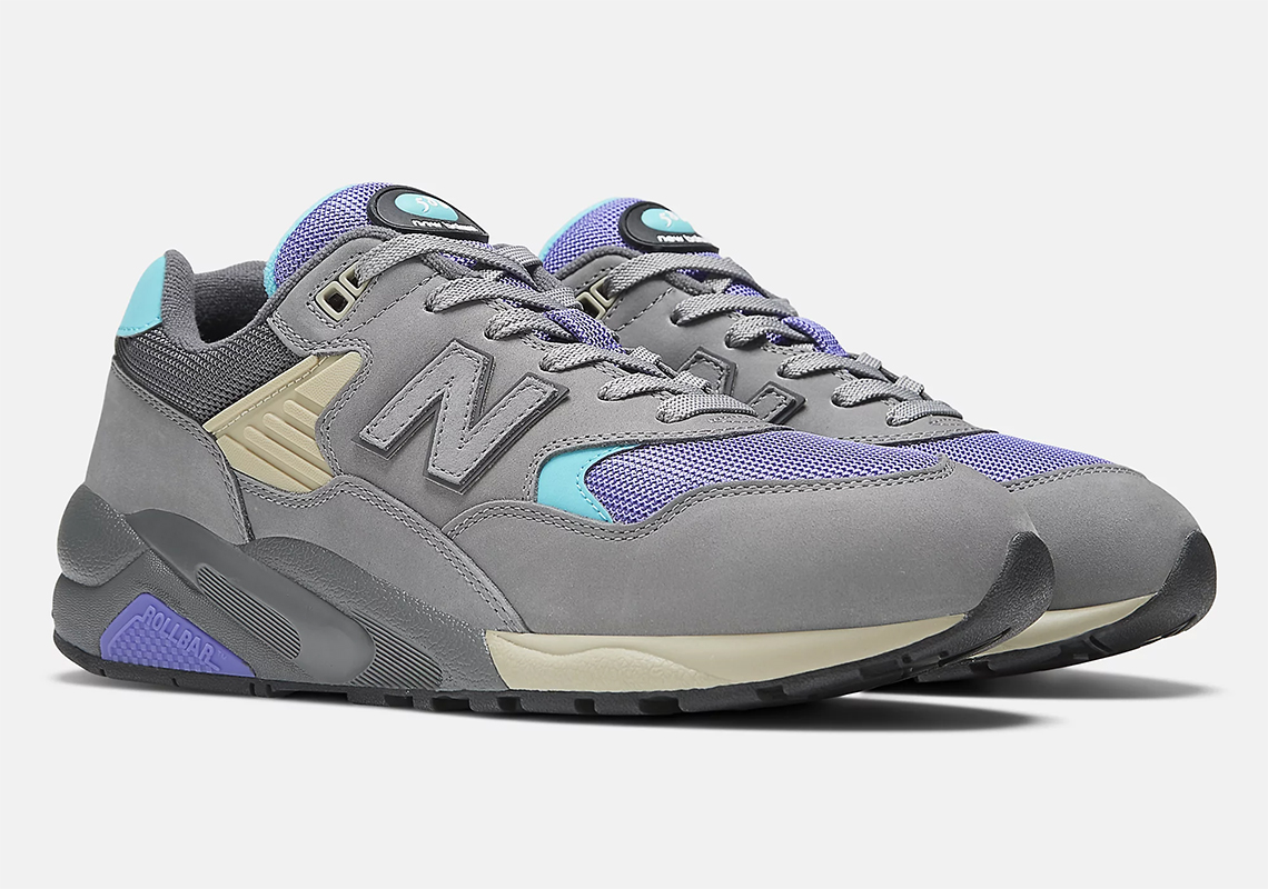 New Balance 580 Grey Purple Aqua Mt580va2 3