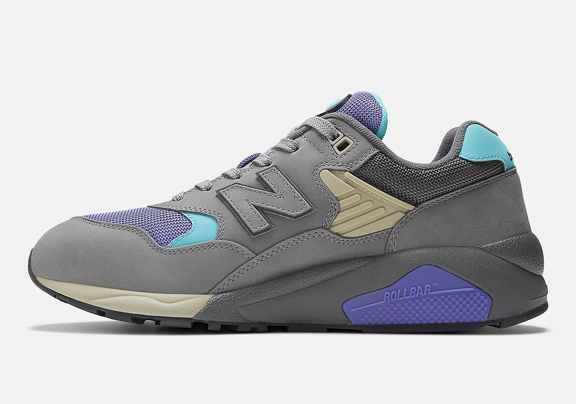 New Balance 580 Grey Purple Aqua Mt580va2 5