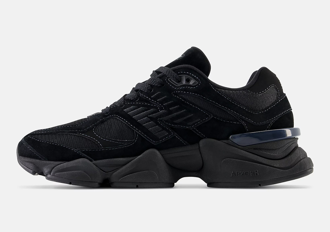 New Balance 9060 Triple Black U9060bpm 4