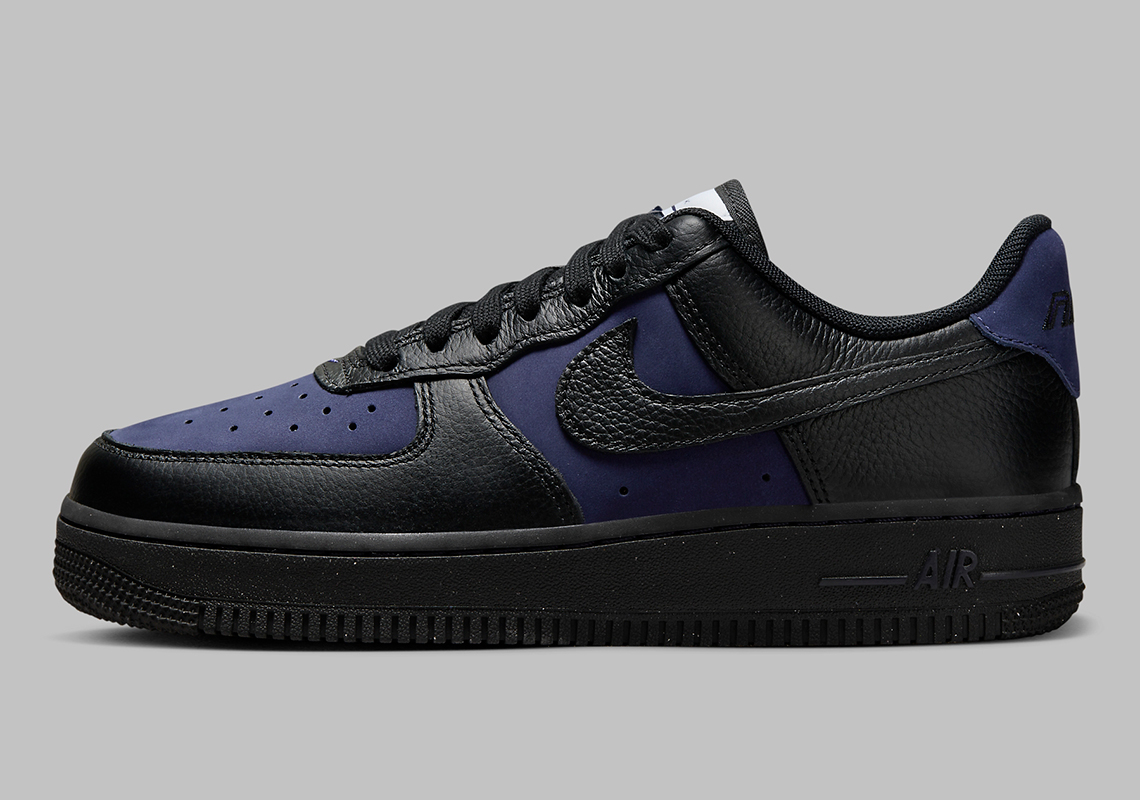 Nike Air Force 1 Low Black Purple Dz2708 500 2