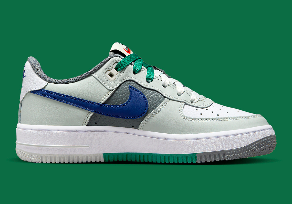 Nike Air Force 1 Low Gs Remix Light Green Fb9035 001 1