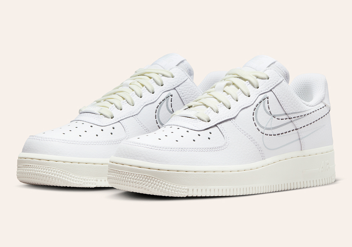 Nike Air Force 1 Low Multi Swoosh White Sail Fv0951 100 5