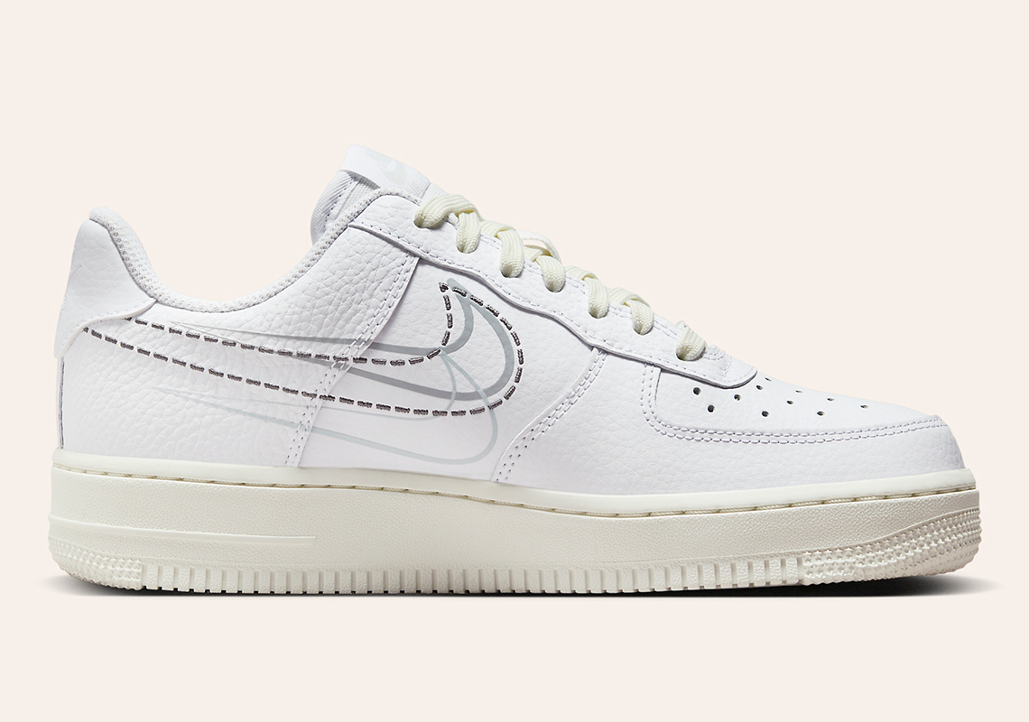 Nike Air Force 1 Low Multi Swoosh White Sail Fv0951 100 7