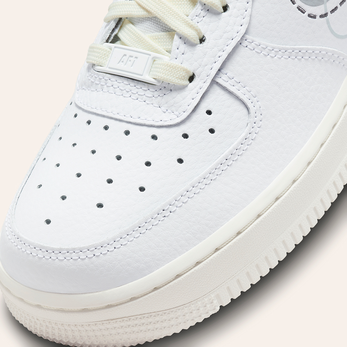 Nike Air Force 1 Low Multi Swoosh White Sail Fv0951 100 9