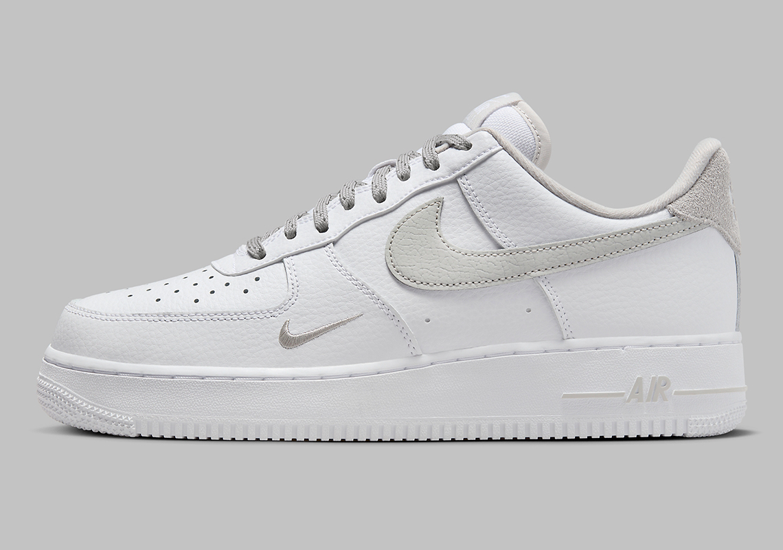 Nike Air Force 1 Low White Grey Reflective Swoosh Fv0388 100 2