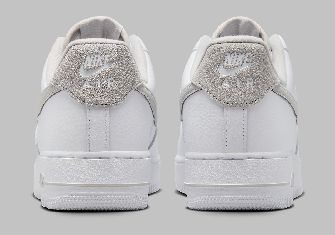 Nike Air Force 1 Low White Grey Reflective Swoosh Fv0388 100 9