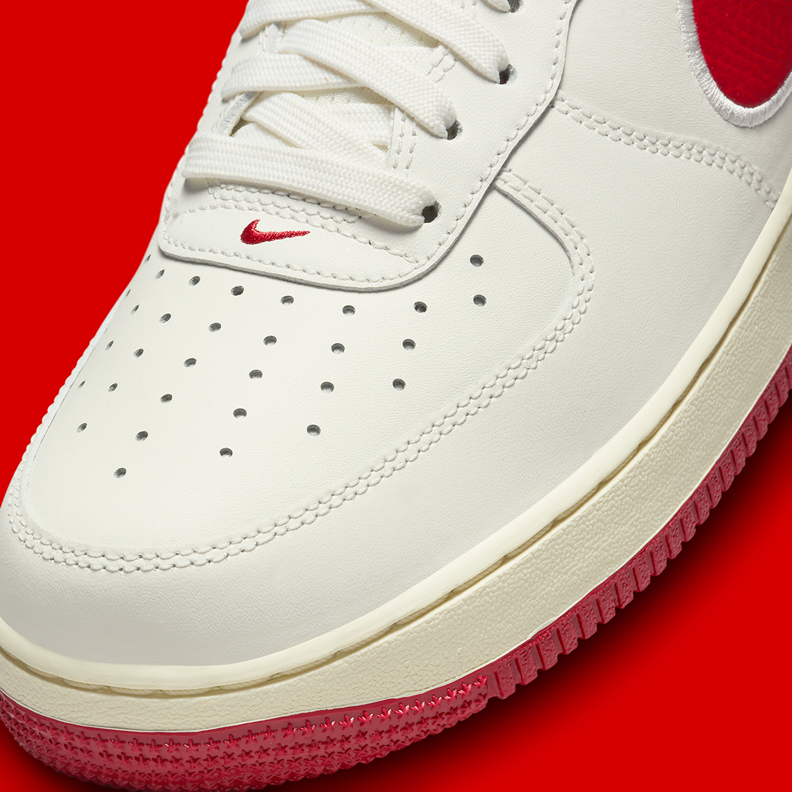 Nike Air Force 1 Low White Red Fv0392 101 1