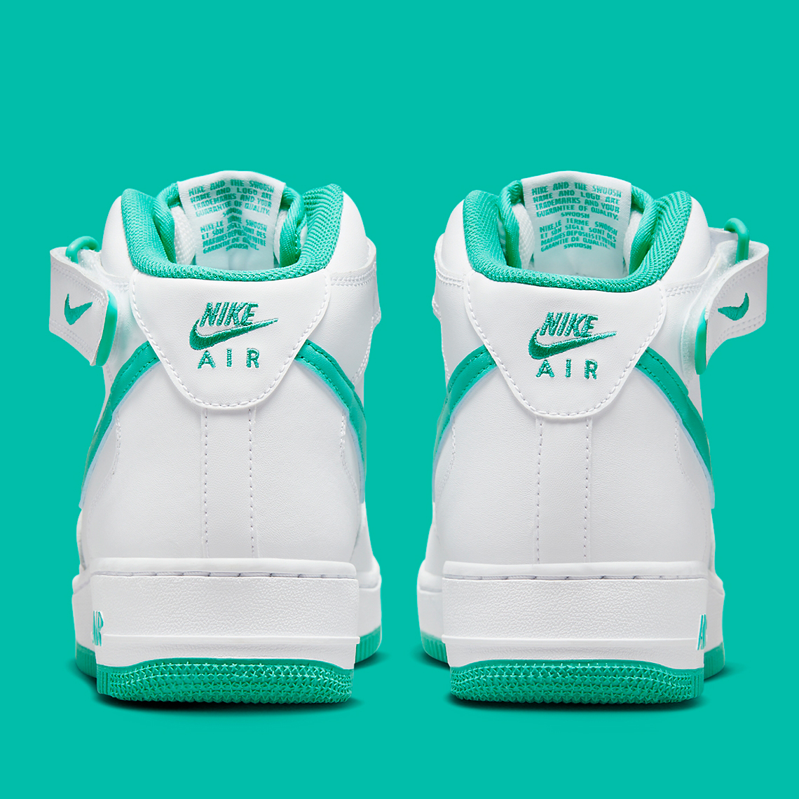 Nike Air Force 1 Mid Clear Jade White Dv0806 102 7