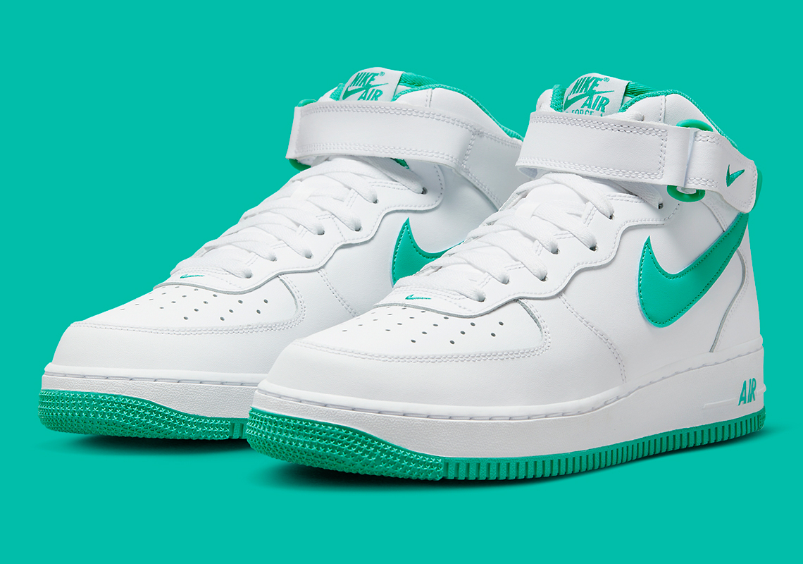 Nike Air Force 1 Mid Clear Jade White Dv0806 102 8