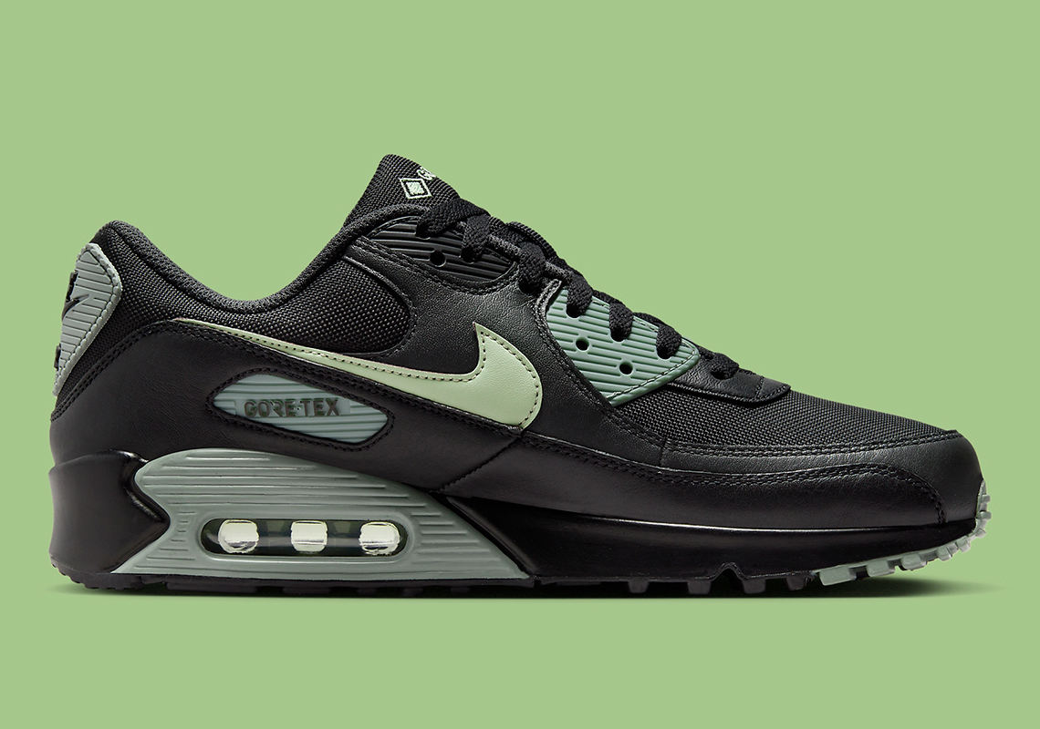 Nike Air Max 90 Gore Tex Black Honeydew Anthracite Mica Green Fd5810 001 10