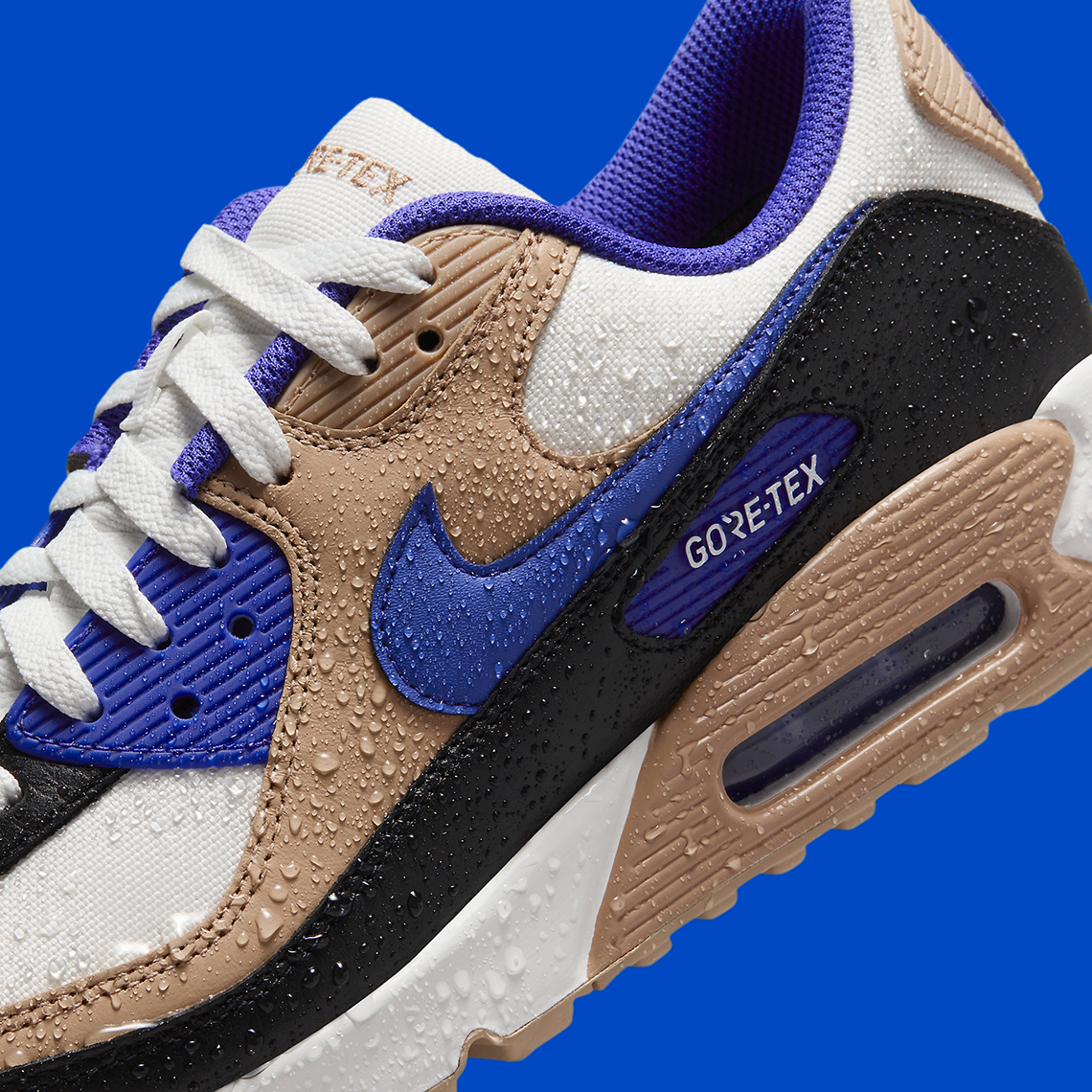 Nike Air Max 90 Gore Tex Summit White Lapis Hemp Black Fd5810 100 10