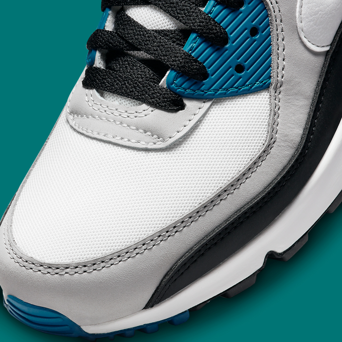 Nike Air Max 90 White Black Teal Fb9658 002 5