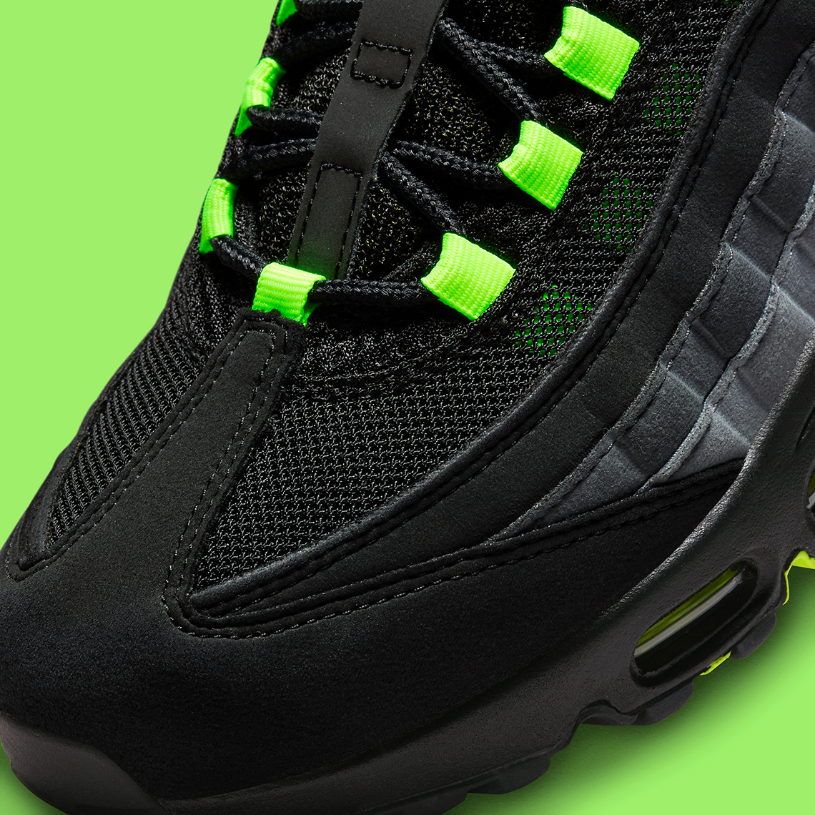 Nike Air Max 95 Black Grey Neon Fv4710 001 4