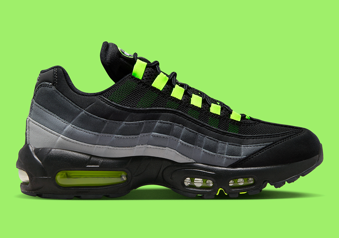 Nike Air Max 95 Black Grey Neon Fv4710 001 9