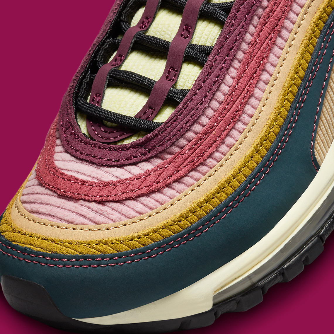 Nike Air Max 97 Corduroy Script Logo Fb8454 300 1