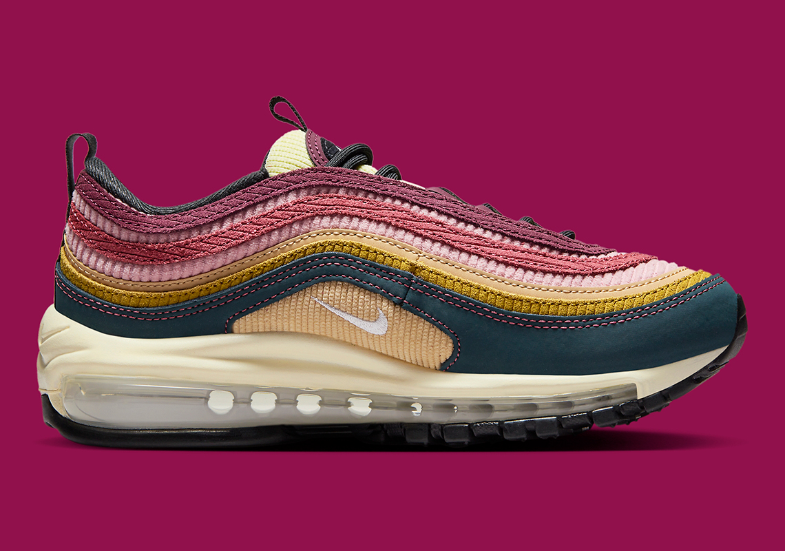 Nike Air Max 97 Corduroy Script Logo Fb8454 300 3