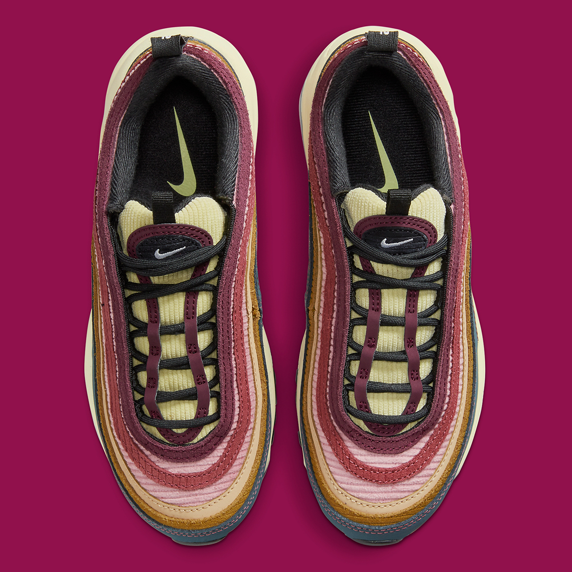 Nike Air Max 97 Corduroy Script Logo Fb8454 300 7