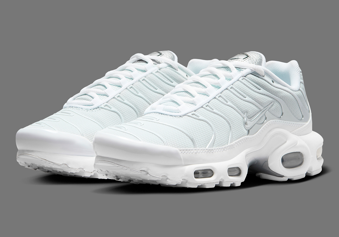 Nike Air Max Plus White Metallic Silver Fv0952 100 4