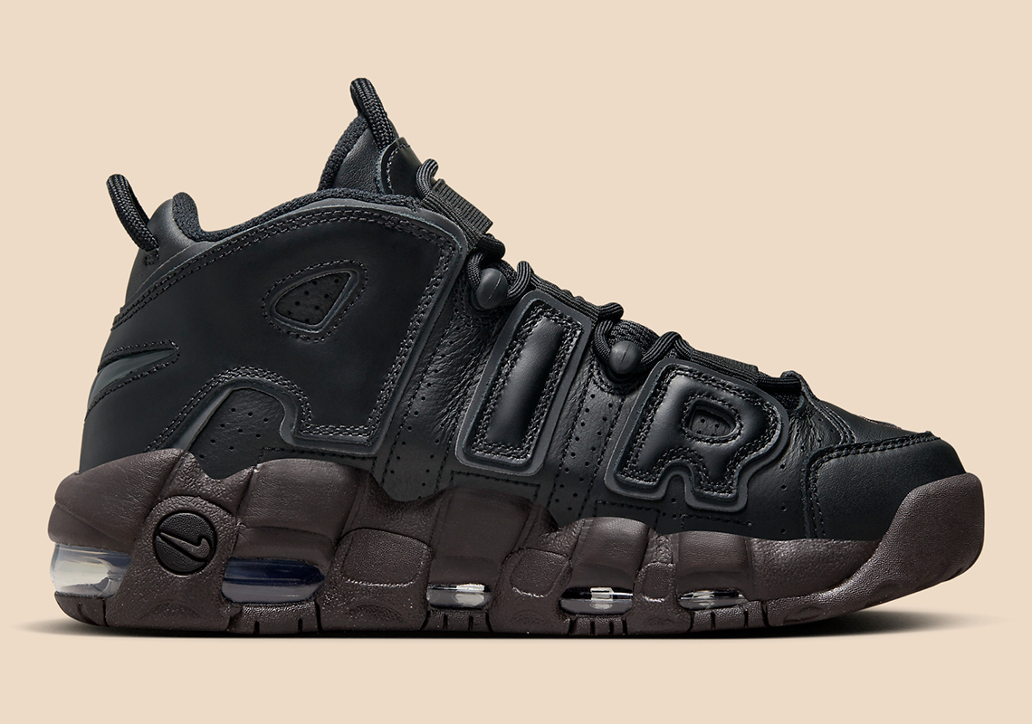 Nike Air More Uptempo Black Dark Brown Dv1137 001 4