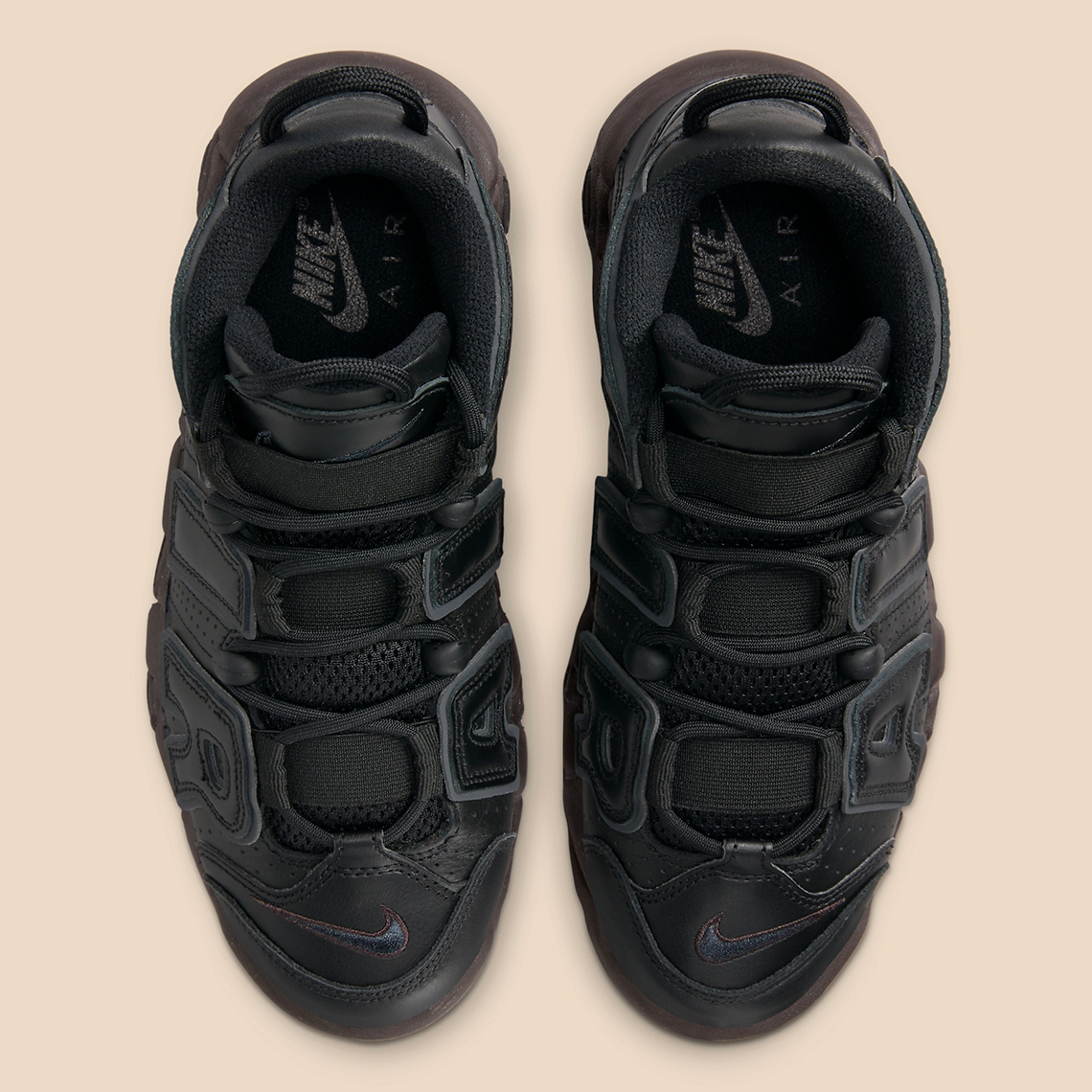 Nike Air More Uptempo Black Dark Brown Dv1137 001 7