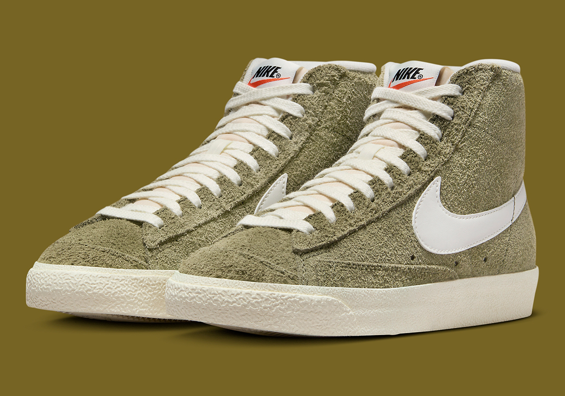 Nike Blazer Mid 77 Olive Suede Dv7006 201 3