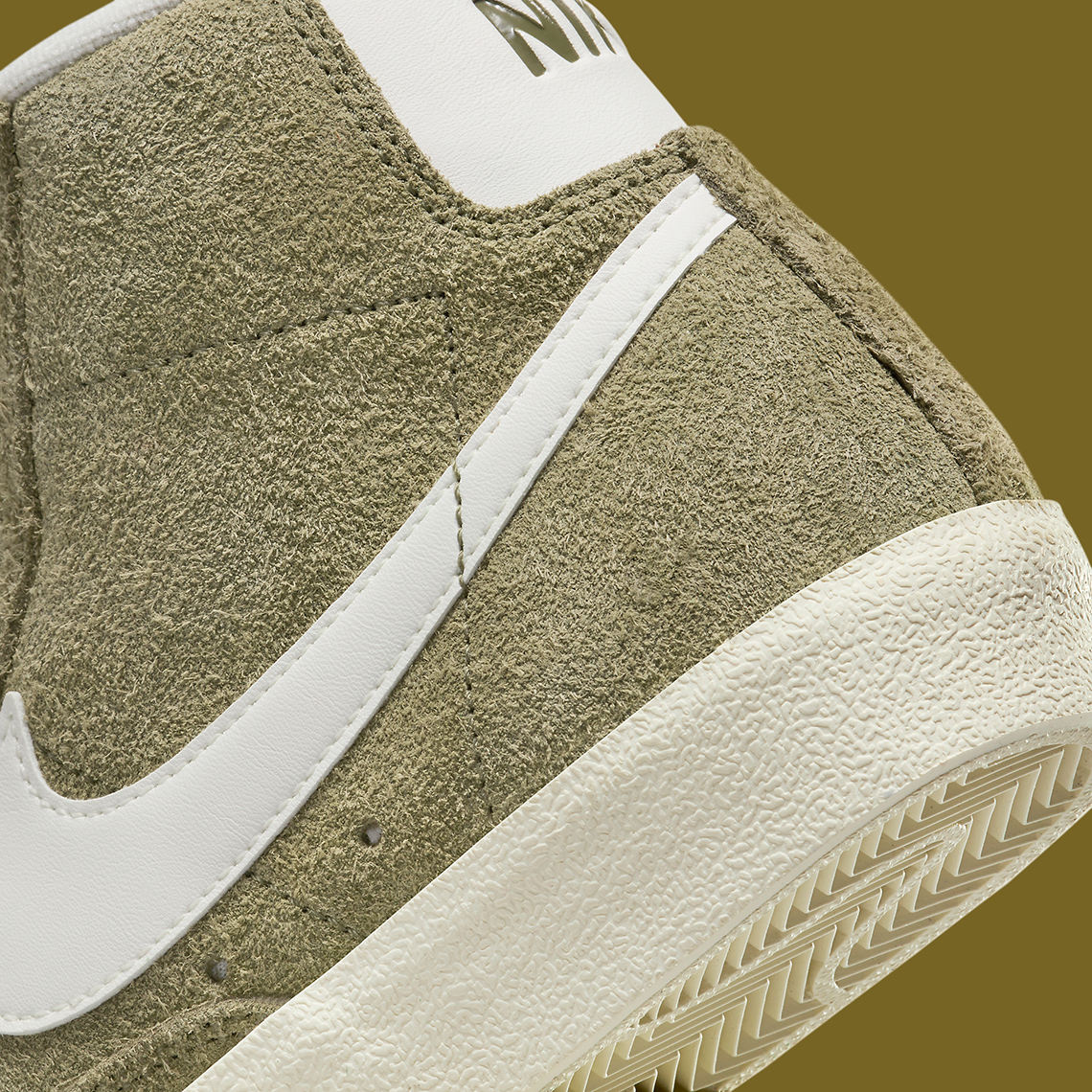 Nike Blazer Mid 77 Olive Suede Dv7006 201 5