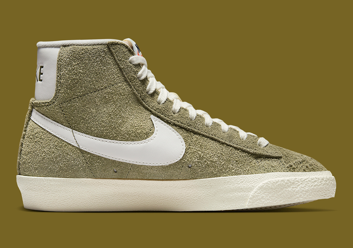 Nike Blazer Mid 77 Olive Suede Dv7006 201 8