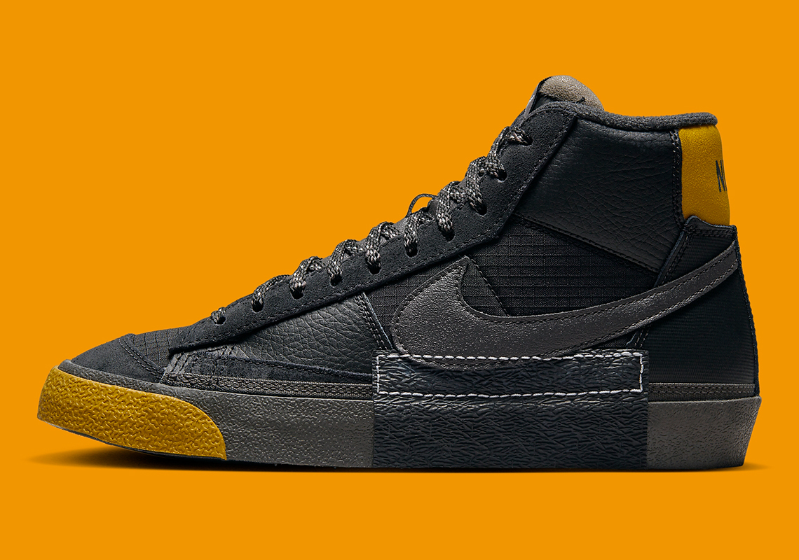 Nike Blazer Mid Pro Club Black Gum Fb8891 001 1