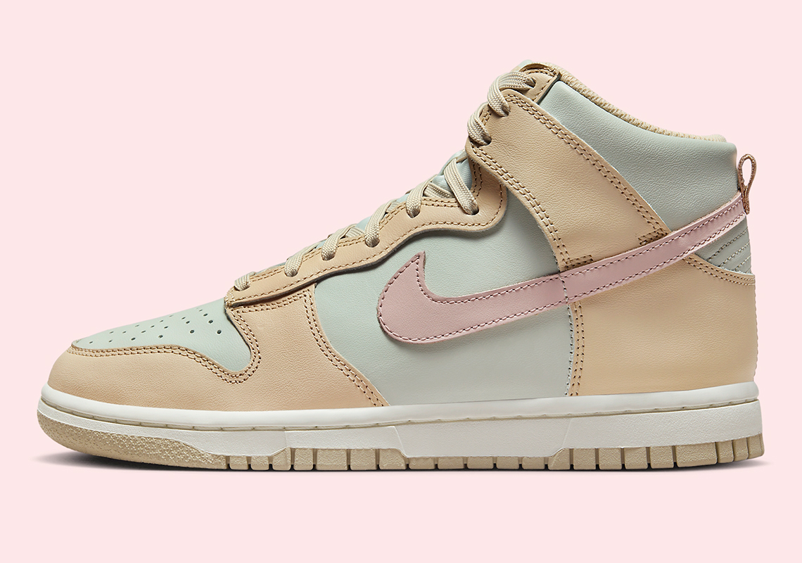 Nike Dunk High Tan Grey Pink Dd1869 113 3