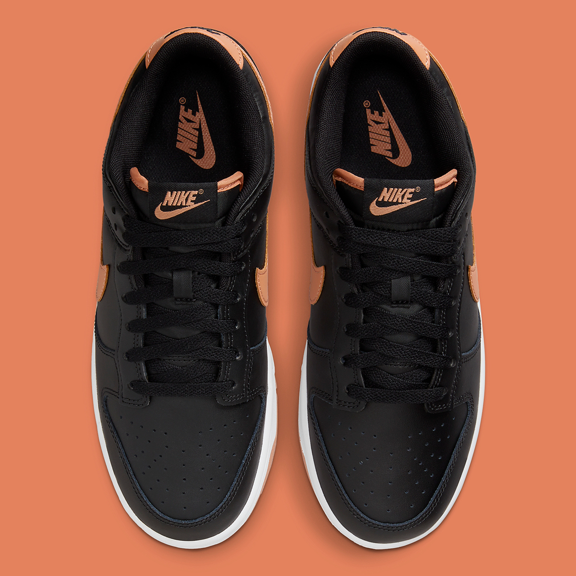 Nike Dunk Low Black Amber Brown Dv0831 004 5