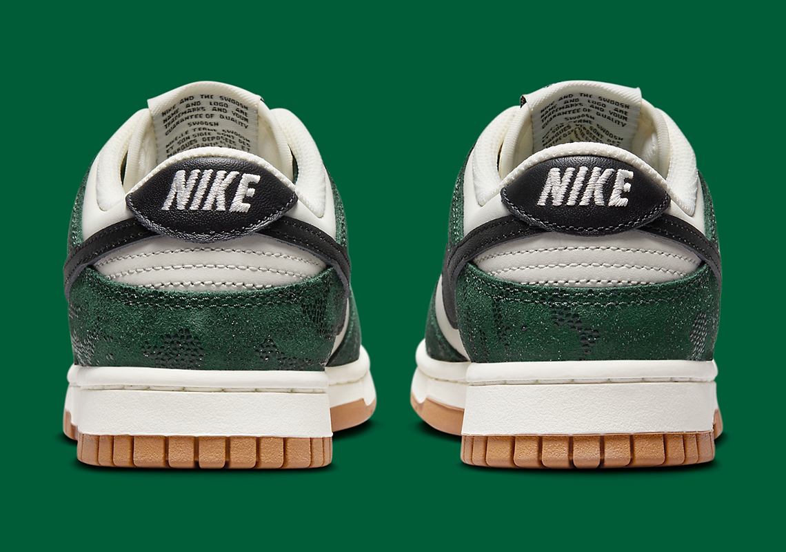 Nike Dunk Low Green Snakeskin Gum Fq8893 397 1