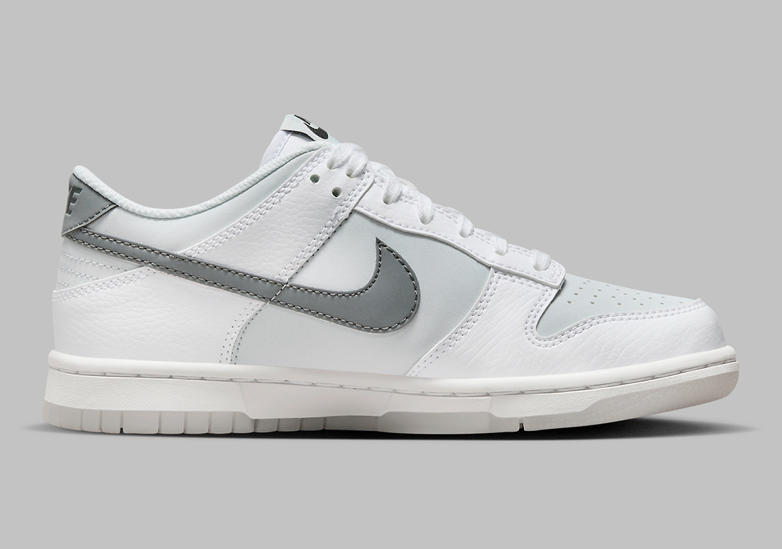 Nike Dunk Low Gs White Grey Fv0365 100 5