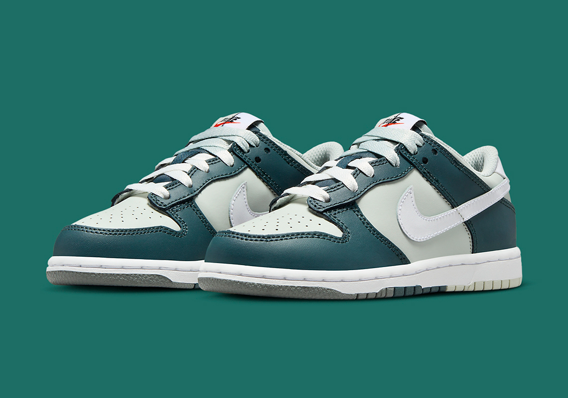 Nike Dunk Low Remix Split Sprurce Fb9108 300 7